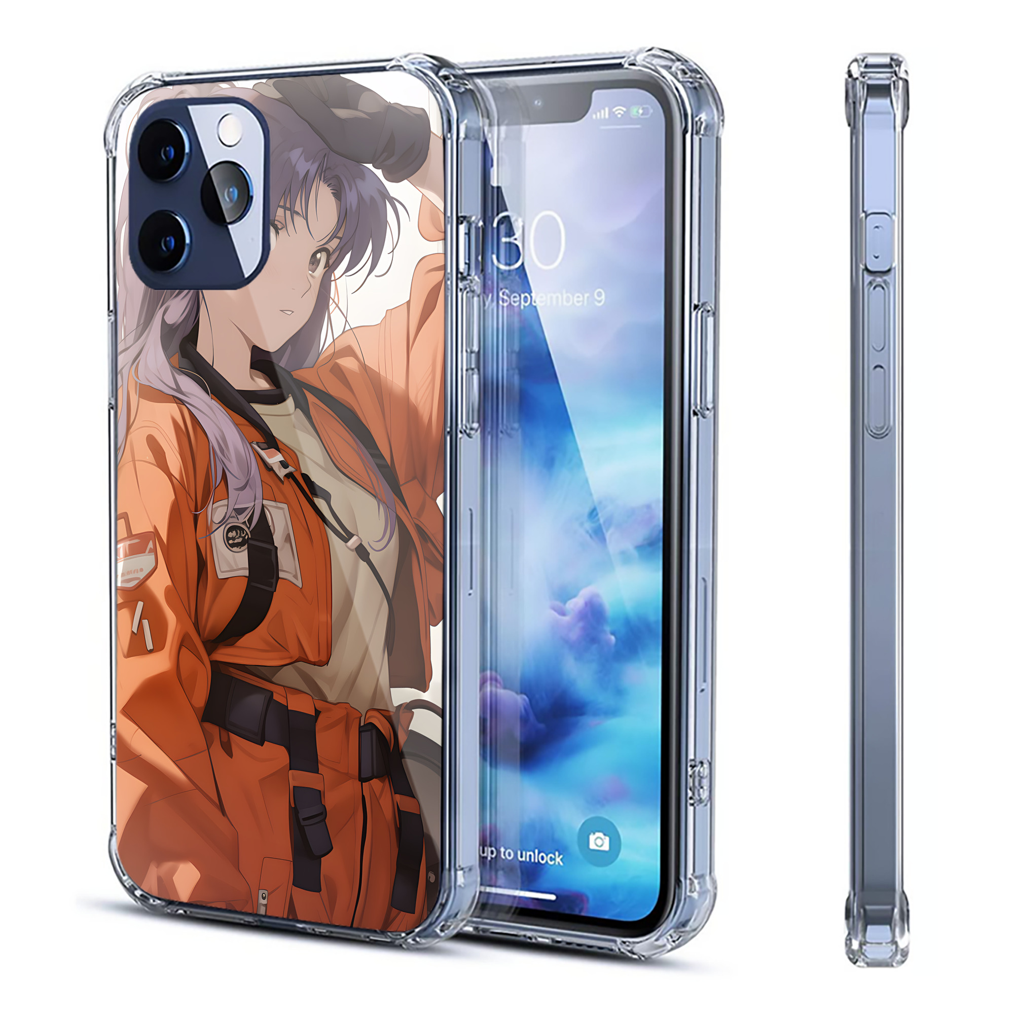 （画像用） EVA 新世紀エヴァンゲリオン 【iPhone 12シリーズ対応】透明スマホケース（クリアソフトケース）